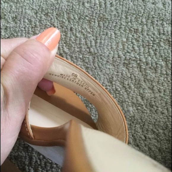 Talbots Chunky Heel Sandals women’s leather sandals, Brand new! size 6B - Picture 4 of 9